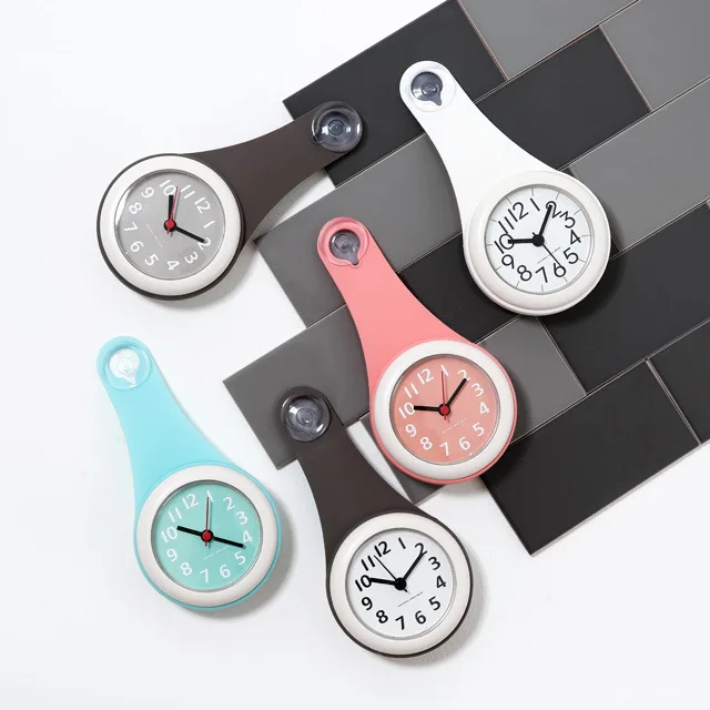 Bathroom Kitchen Waterproof and Anti-fog Wall Clock Creative Silicone Suction Cup Anti-fall Mute Wall Clock Mirror Sticker Clock
Bathroom Kitchen Waterproof and Anti-fog Wall Clock Creative Silicone Suction Cup Anti-fall Mute Wall Clock Mirror Sticker Clock