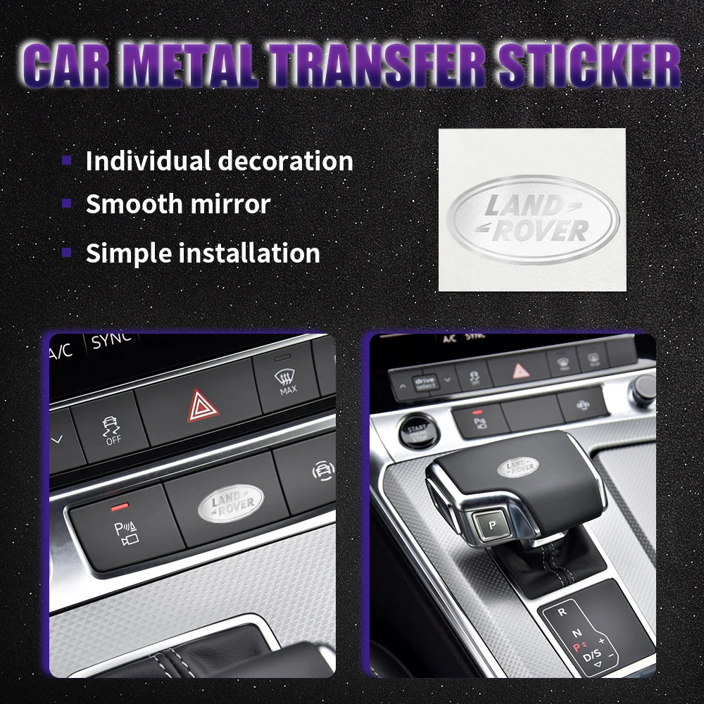 10pcs 3D Car Styling Interior Nickel Stickers Badges Auto Decoration For Land Rover Defender Range Rover Sport Freelander 2 etc
10pcs 3D Car Styling Interior Nickel Stickers Badges Auto Decoration For Land Rover Defender Range Rover Sport Freelander 2 etc