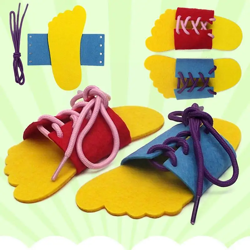 Kids Felt Toy Practice Tying Shoelaces Handmade Threading Kindergarten Aids Teaching Board Home Puzzle Educational Toy Toys J8g3
Kids Felt Toy Practice Tying Shoelaces Handmade Threading Kindergarten Aids Teaching Board Home Puzzle Educational Toy Toys J8g3