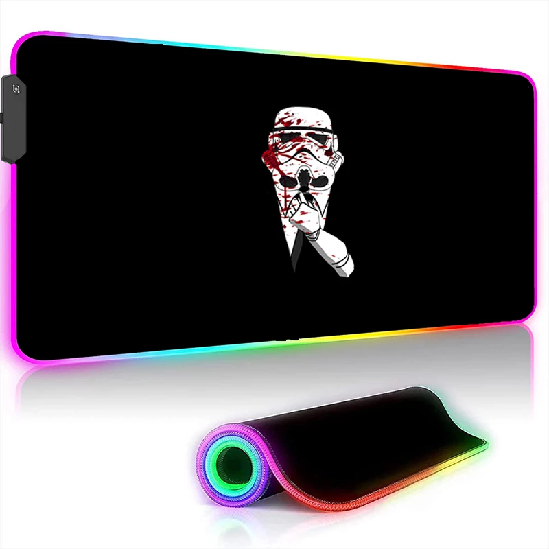 Stormtrooper Star Wars LED RGB Gaming Mouse Pad Cool Mousepad Keyboard Mat Pc Accessories Waterproof Game Mats Carpet Laptop Rug
Stormtrooper Star Wars LED RGB Gaming Mouse Pad Cool Mousepad Keyboard Mat Pc Accessories Waterproof Game Mats Carpet Laptop Rug