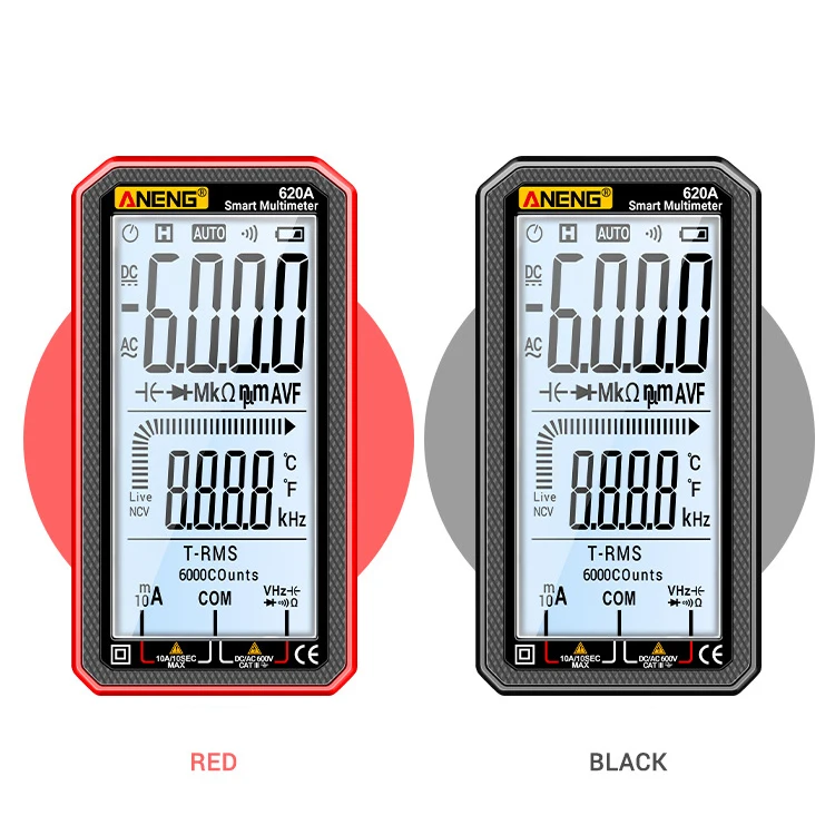 F50 AN-620A Ultra Thin Full Screen Intelligent Multimeter Digital Automatic Shift High-Precision Multifunctional Universal Meter
F50 AN-620A Ultra Thin Full Screen Intelligent Multimeter Digital Automatic Shift High-Precision Multifunctional Universal Meter