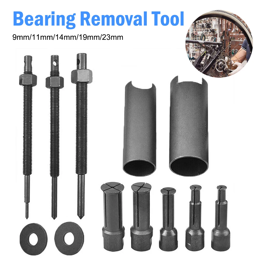 Bike Bearing Disassembly Tool Bearing Puller Remove Set Motorcycle Bearing Pulling Extractor Tool Kit Bicycle Repair Accessories
Bike Bearing Disassembly Tool Bearing Puller Remove Set Motorcycle Bearing Pulling Extractor Tool Kit Bicycle Repair Accessories
