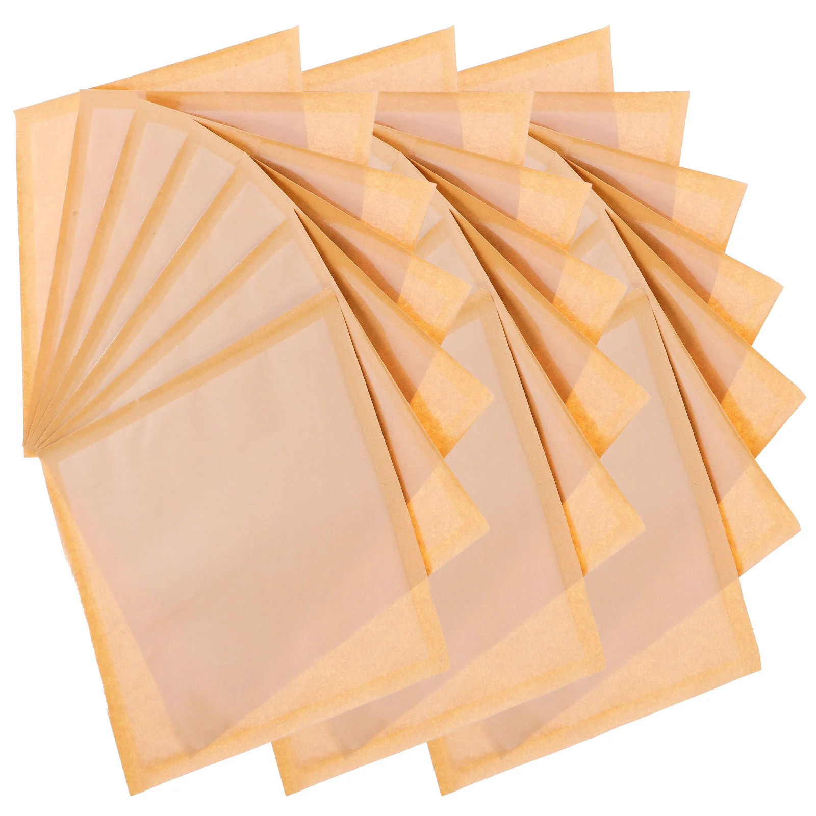 

100 Pcs Heat Seal Bags Cookies Kraft Paper Bread Bakery Window Household Sandwich Baggies Pastry Baking Wrapping Pouches