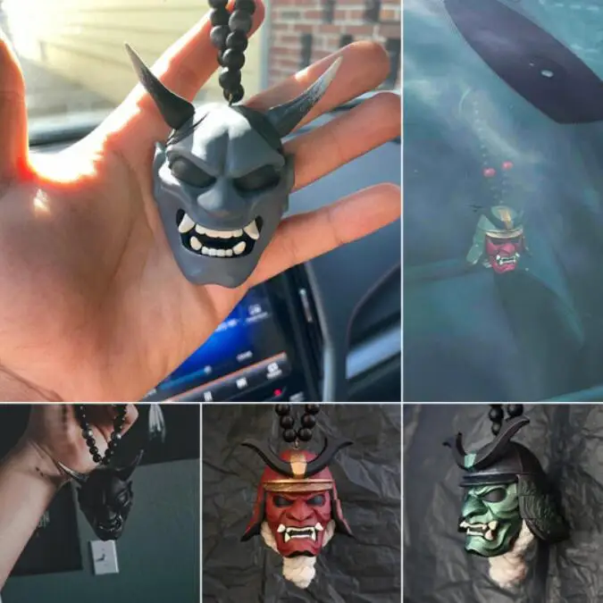 Samurai Kabuto Helmet Car Pendant Necklace Natural Resin Halloween Car Accessorie Prajna Pendant Auto Rearview Mirror Ornament
Samurai Kabuto Helmet Car Pendant Necklace Natural Resin Halloween Car Accessorie Prajna Pendant Auto Rearview Mirror Ornament