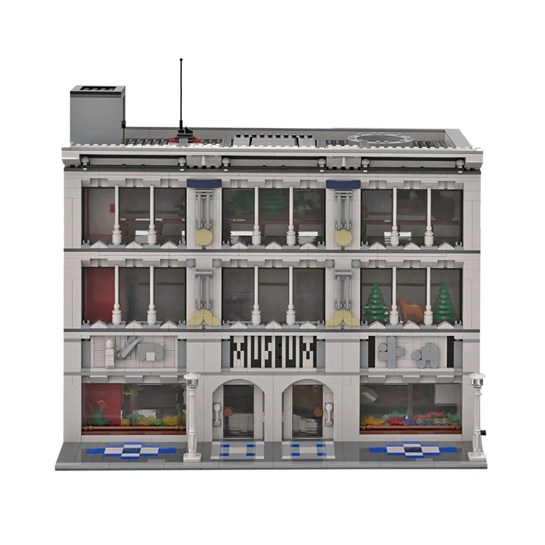 

Authorized MOC-103088 Museum Of Natural History 2604parts Modular Buildings MOC Set - By Leo G