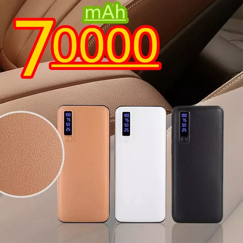 2023New 70000 mAh Power Bank Portable Charger External Battery Pack Power Bank For iPhone Xiaomi Huawei Samsung Power Bank
2023New 70000 mAh Power Bank Portable Charger External Battery Pack Power Bank For iPhone Xiaomi Huawei Samsung Power Bank