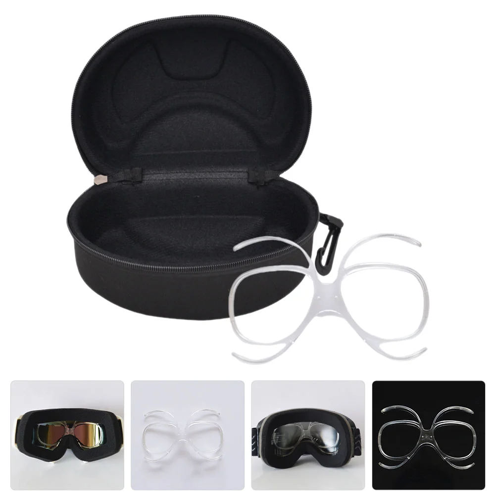 1 Set Skiing Goggles Frames Motorcycle Goggles Adapter Ski Goggles Frames with Container
1 Set Skiing Goggles Frames Motorcycle Goggles Adapter Ski Goggles Frames with Container