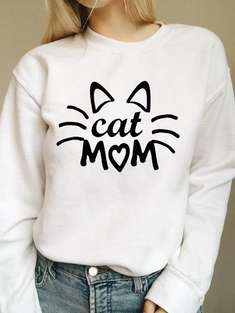 Cat Letter Face Lovely 90s Fashion Pullovers Graphic Sweatshirts Casual Print Female Autumn Spring Women Long Sleeve Clothing
Cat Letter Face Lovely 90s Fashion Pullovers Graphic Sweatshirts Casual Print Female Autumn Spring Women Long Sleeve Clothing