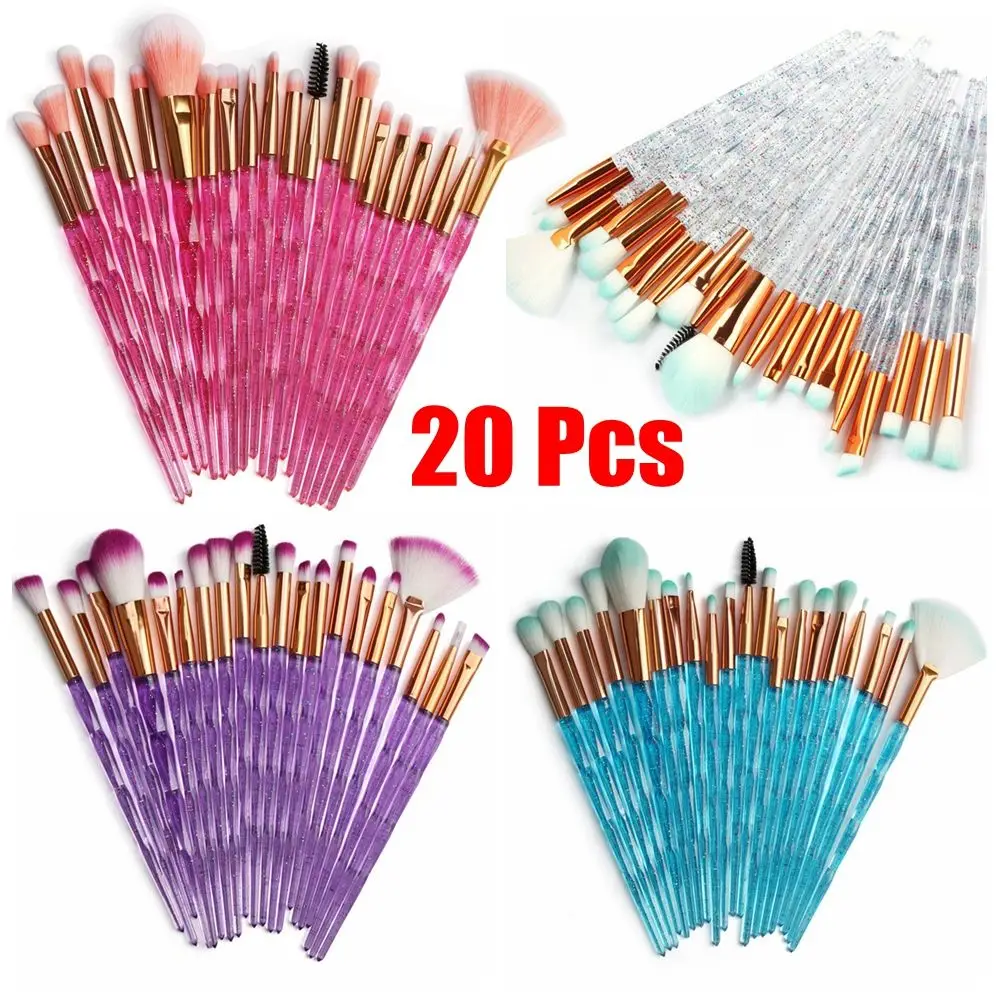 Fashion Crystal Diamond Trendy Eye Lip Powder Eyeshadow Contour Foundation Concealer Face Blending Makeup Brushes
Fashion Crystal Diamond Trendy Eye Lip Powder Eyeshadow Contour Foundation Concealer Face Blending Makeup Brushes