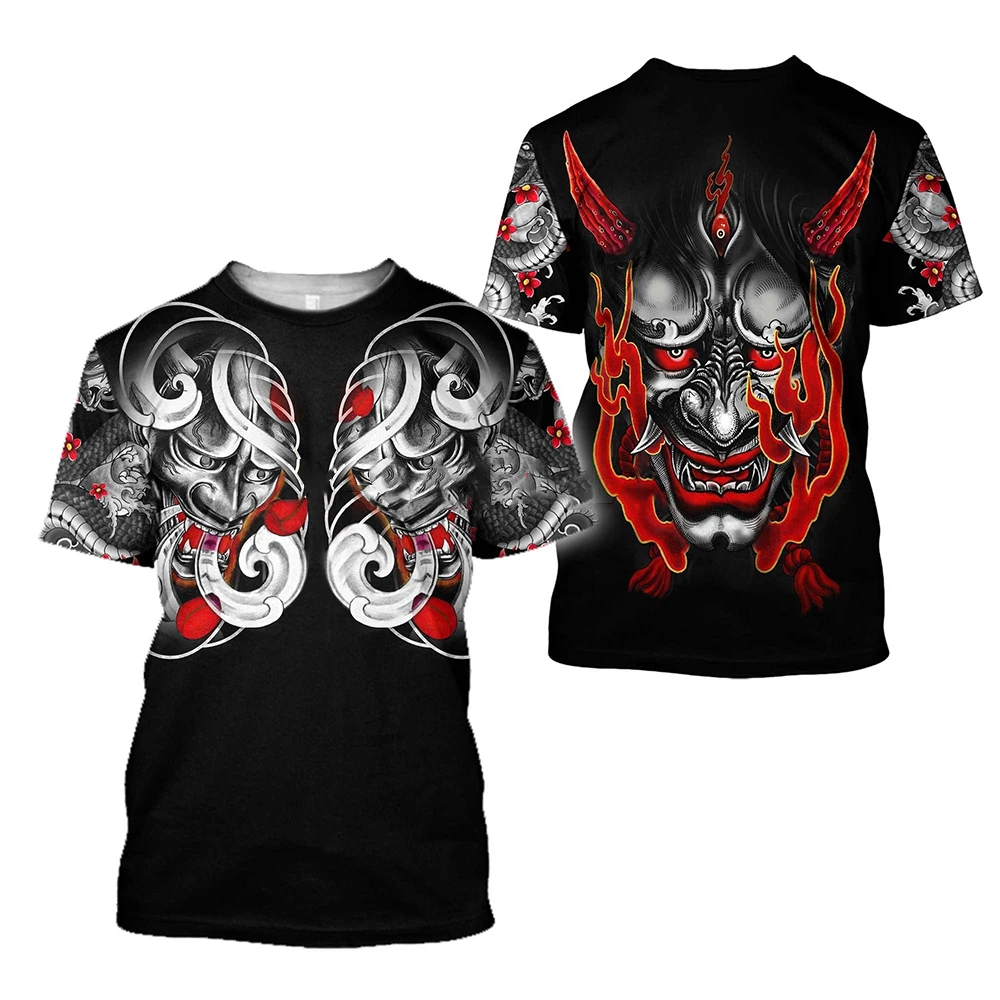Summer Men Fashion Cool Samurai Tattoo graphic t shirts Trend Casual harajuku streetwear 3D Printed Hip Hop O-neck Tees Tops
Summer Men Fashion Cool Samurai Tattoo graphic t shirts Trend Casual harajuku streetwear 3D Printed Hip Hop O-neck Tees Tops