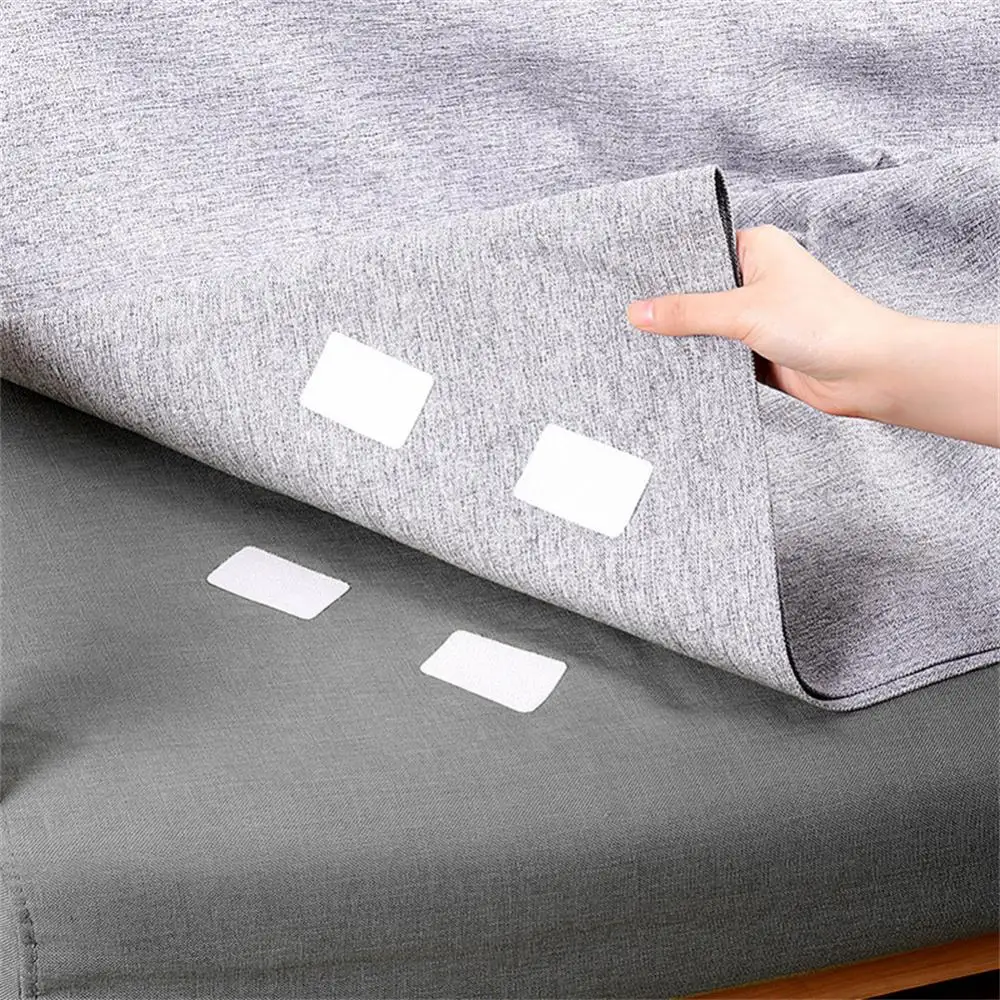 

Houseware Fastener Dots Stickers Reusable Anti Slip Mat Pads Hook And Loop Fastener Tape 5pcs For Bed Sheet Sofa Mat Carpet