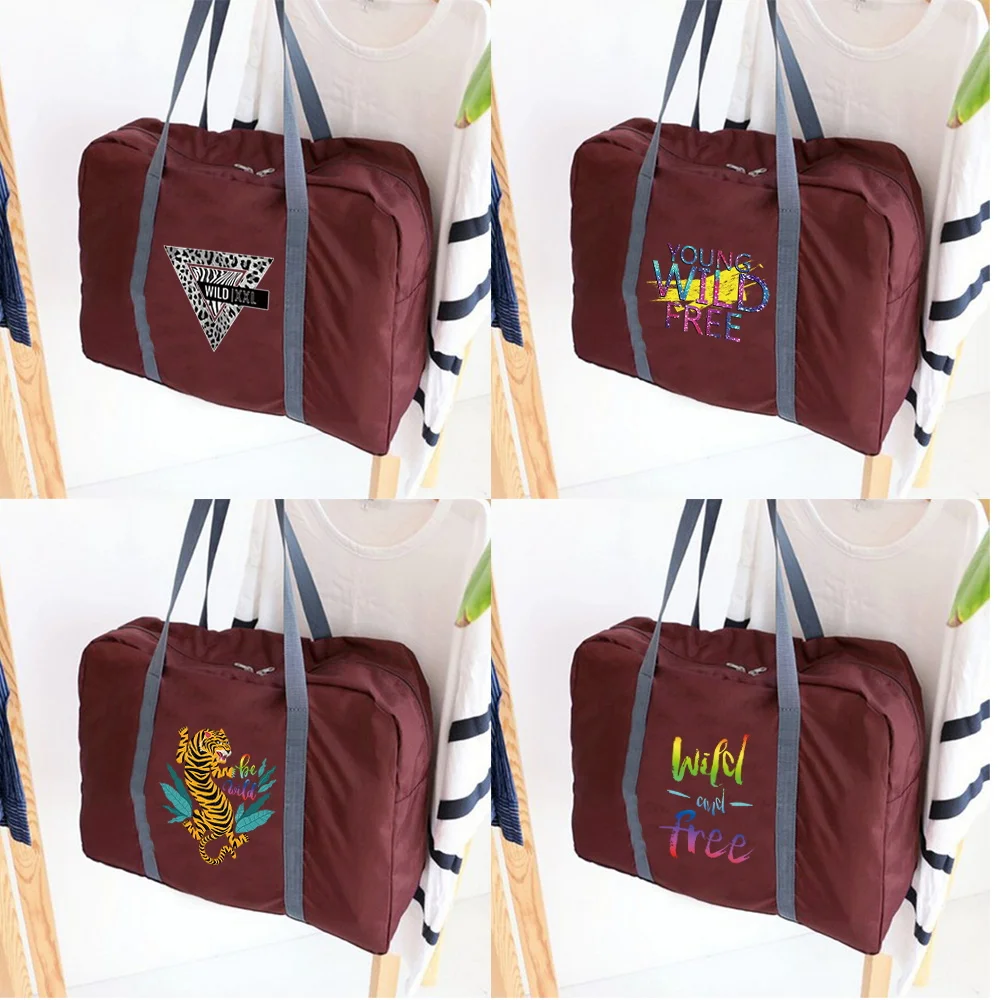 2022 New Nylon Foldable Travel Bags Unisex Large Capacity Luggage Bag Women Handbags Waterproof Travel Bags Wild Series Print
2022 New Nylon Foldable Travel Bags Unisex Large Capacity Luggage Bag Women Handbags Waterproof Travel Bags Wild Series Print