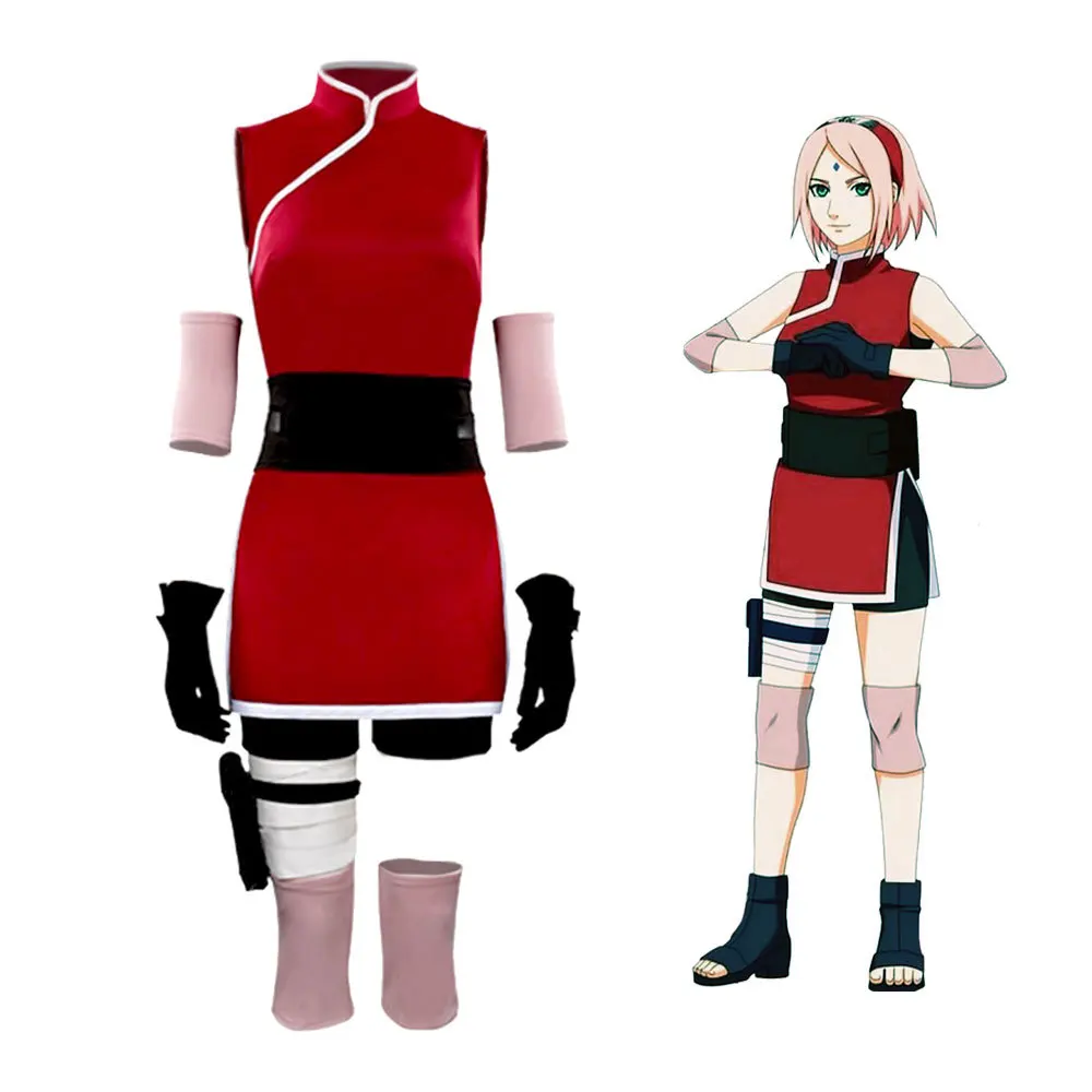 Anime Haruno Sakura Cosplay Costume Women Girls Skirt Outfit Halloween Carnival Costumes New
Anime Haruno Sakura Cosplay Costume Women Girls Skirt Outfit Halloween Carnival Costumes New