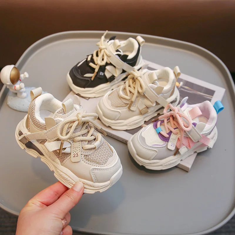 Girls' Sports Shoes Spring and Autumn New Boys' Sports Shoes Mesh Daddy Shoes Girls Running Shoes Trendy Children's Shoes
Girls' Sports Shoes Spring and Autumn New Boys' Sports Shoes Mesh Daddy Shoes Girls Running Shoes Trendy Children's Shoes