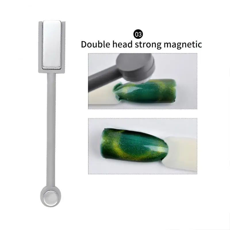 Double-sided Multifunction Cat Eye Effect Nail Art Magnetic Stick Strong Magnet For Cat Eye UV Painting Gel Polish Nail Art Tool
Double-sided Multifunction Cat Eye Effect Nail Art Magnetic Stick Strong Magnet For Cat Eye UV Painting Gel Polish Nail Art Tool