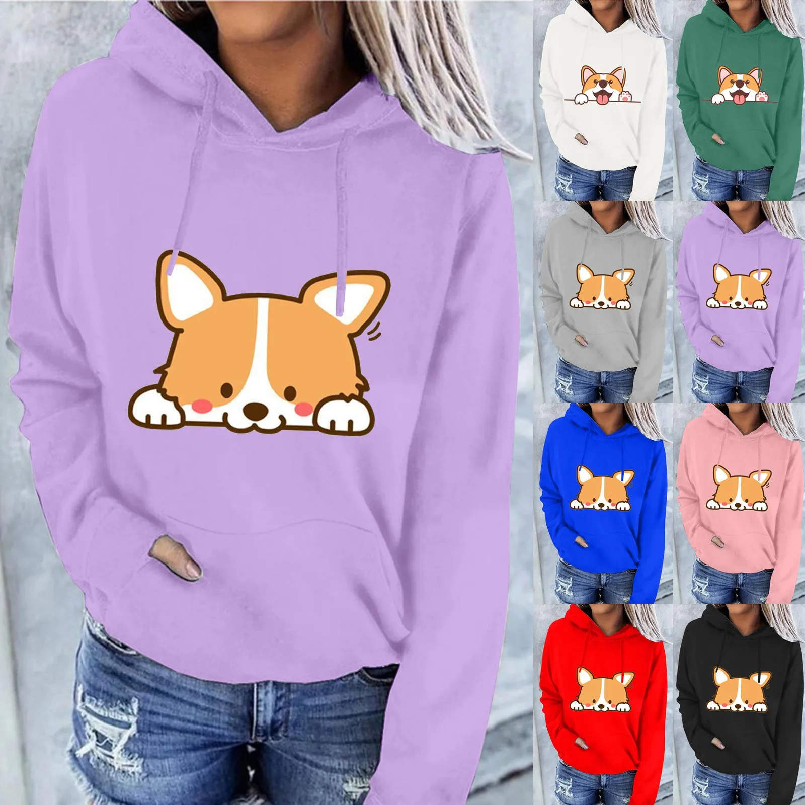 Hoodi Casual Sweatshirts Loose Womens Clothes Cute Casual Pullover Tops Vintage Oversized Streetwear Sweatshirt For Women Trendy
Hoodi Casual Sweatshirts Loose Womens Clothes Cute Casual Pullover Tops Vintage Oversized Streetwear Sweatshirt For Women Trendy