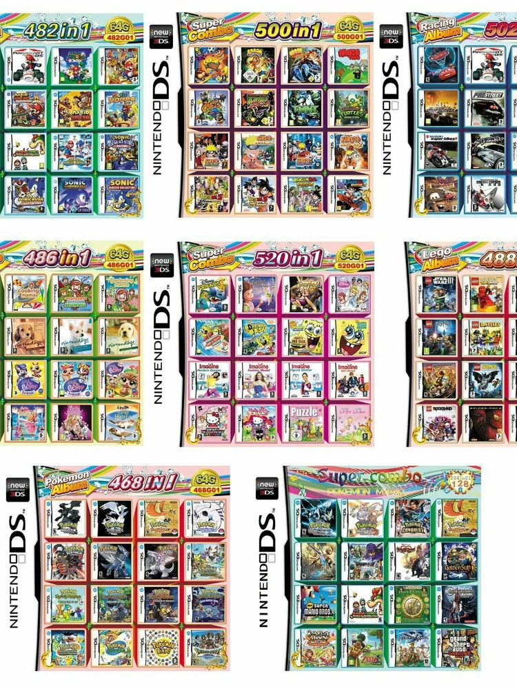 Карты для игры Pokemon DS 3DS NDSi NDS Lite Nds, карты для комбинирования 3DS, детские игрушки
Карты для игры Pokemon DS 3DS NDSi NDS Lite Nds, карты для комбинирования 3DS, детские игрушки