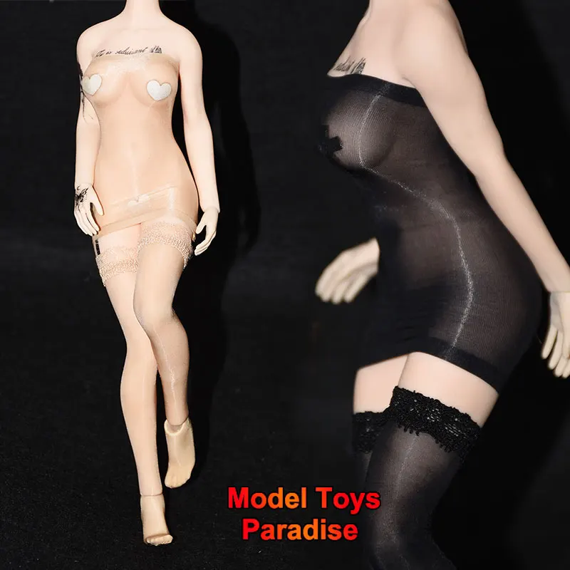 1/6 Women Soldier Transparent Hip Wrap Skirt Lace Perspective Seduction Bodysuit Lingerie Stockings Fit 12inch Action Figure Toy
1/6 Women Soldier Transparent Hip Wrap Skirt Lace Perspective Seduction Bodysuit Lingerie Stockings Fit 12inch Action Figure Toy