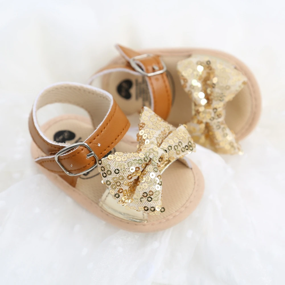 Soft Sole PU Leather Casual Sequins Bow Sandals Shoes Infant Baby Sparkly First Walking Kids Girls Princess Flat With Headband
Soft Sole PU Leather Casual Sequins Bow Sandals Shoes Infant Baby Sparkly First Walking Kids Girls Princess Flat With Headband