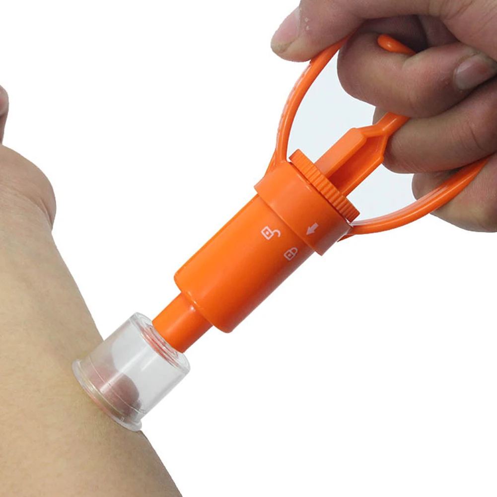 ABS Venom Vacuum Aspirator Safety Protector Snake Bite Outdoor Camping Venom Extractor Suction Pump Rescue Tool
ABS Venom Vacuum Aspirator Safety Protector Snake Bite Outdoor Camping Venom Extractor Suction Pump Rescue Tool