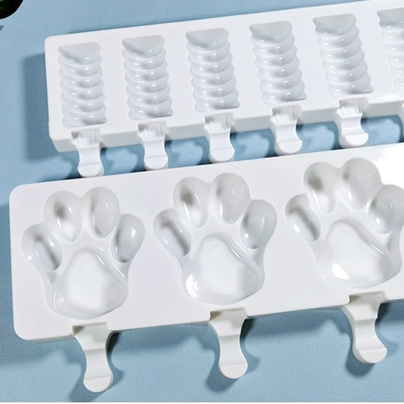 4/8 Cell Magnum Silicone Mold Ice Cream Mold Cute Cat Paw Heart Form for Kids with Wooden Sticks Popsicle Molds DIY Ice Tray
4/8 Cell Magnum Silicone Mold Ice Cream Mold Cute Cat Paw Heart Form for Kids with Wooden Sticks Popsicle Molds DIY Ice Tray
