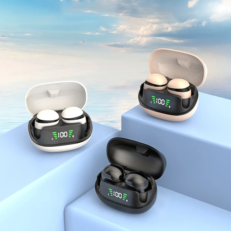 TWS Wireless Bluetooth 5.3 Earphones Digital Power Display IPX4 Waterproof Headphones Immersive Stereo Sound Headsets
TWS Wireless Bluetooth 5.3 Earphones Digital Power Display IPX4 Waterproof Headphones Immersive Stereo Sound Headsets