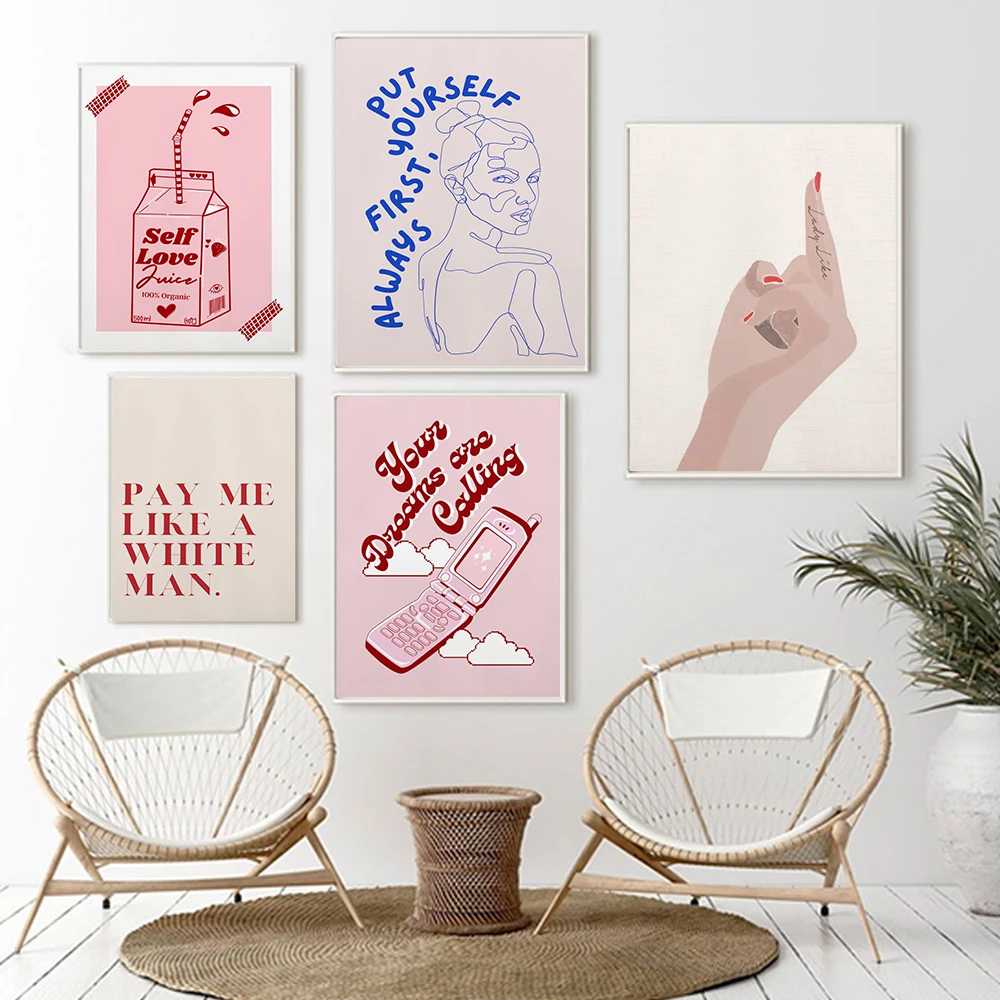 Red Quote Feminist Minimalistic Middle Finger Lady Art Canvas Painting Print Line Female Abstract Poster Picture Room Home Decor
Red Quote Feminist Minimalistic Middle Finger Lady Art Canvas Painting Print Line Female Abstract Poster Picture Room Home Decor