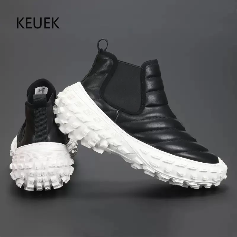 Luxury Men Sneakers High Top Platform Tires Shoes Genuine Leather Thick Bottom Heightening Trendy Casual Sports Board Shoes 2C
Luxury Men Sneakers High Top Platform Tires Shoes Genuine Leather Thick Bottom Heightening Trendy Casual Sports Board Shoes 2C