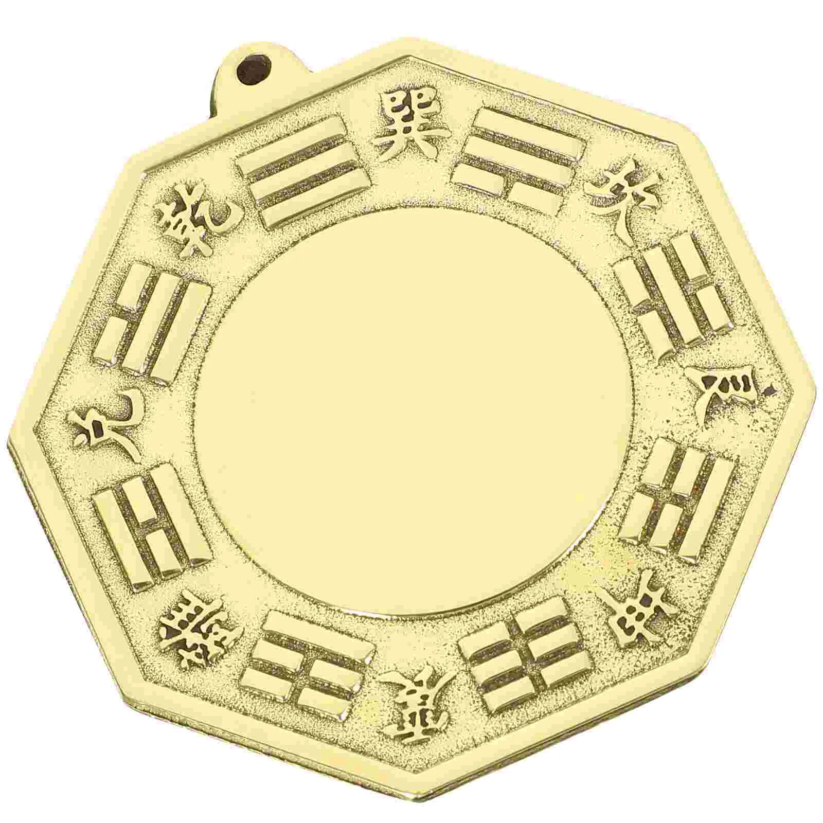 

Home Accents Decor Pure Copper Bagua Mirror Friend Gift Evil Exorcism Ornament Brass Crafts Eight Diagrams Wall Decoration