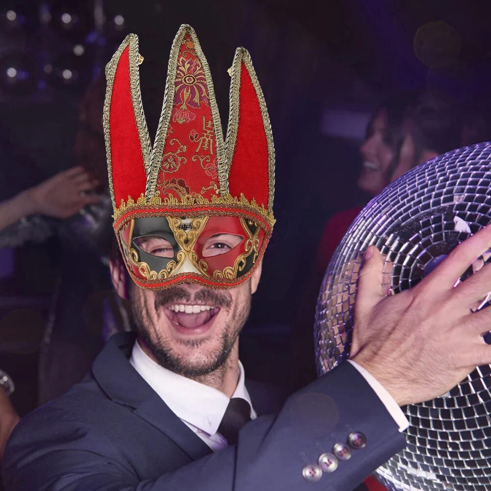 Venice Masquerade Mask Decor Cosplay Decorative Face Prop Carnival Halloween Party Costume Accessory Dancing Men
Venice Masquerade Mask Decor Cosplay Decorative Face Prop Carnival Halloween Party Costume Accessory Dancing Men