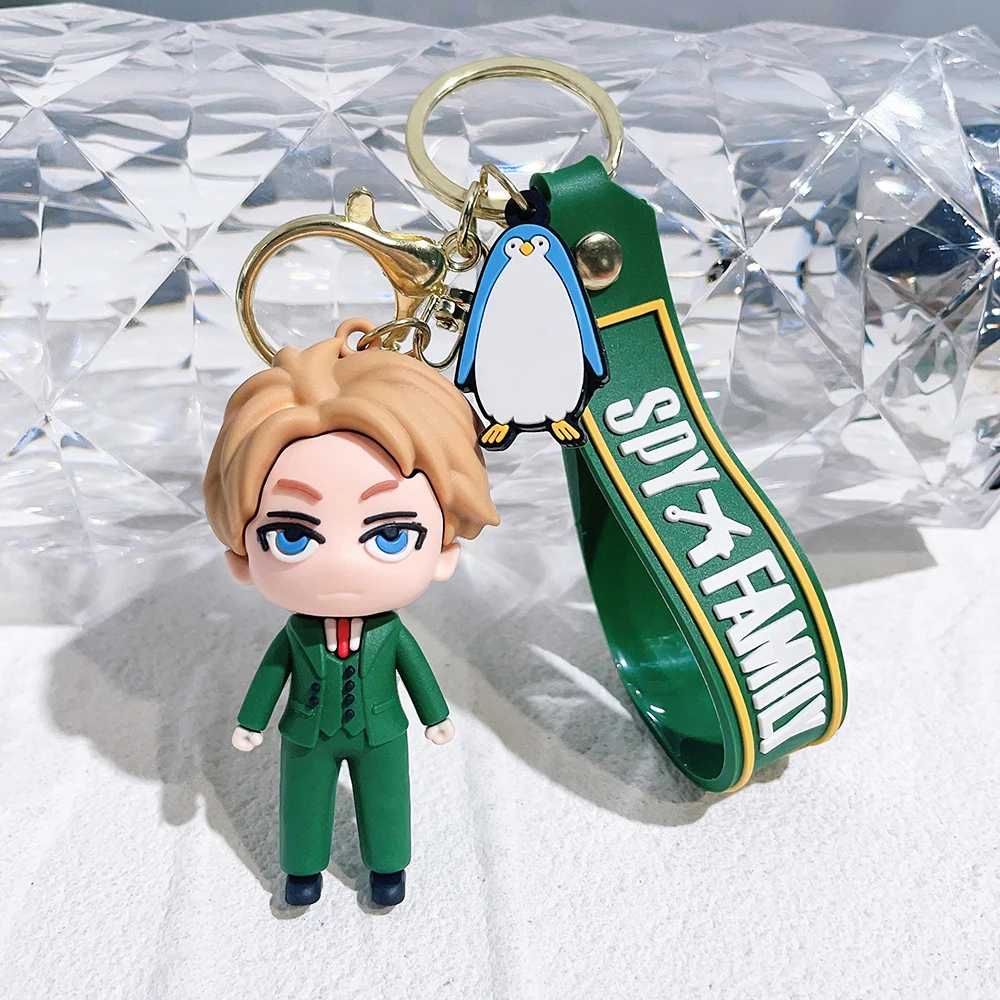 Anime SPY×FAMILY Keychain Cosplay Loid Anya Yor Silicone Pendant Keyring Figure Toy Pendant Decoration Car Backpack Accessories
Anime SPY×FAMILY Keychain Cosplay Loid Anya Yor Silicone Pendant Keyring Figure Toy Pendant Decoration Car Backpack Accessories