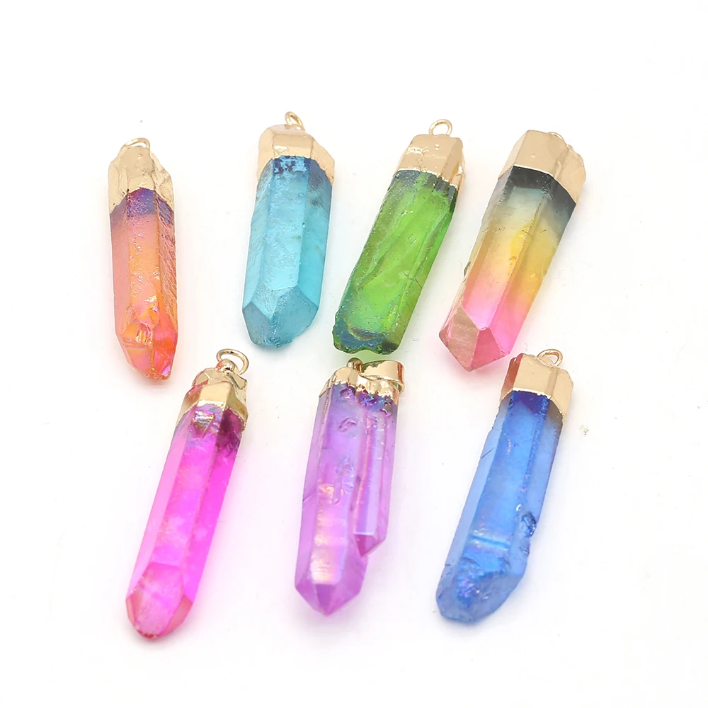 2022 New Crystal Natural Rainbow Stone Quartz Pendant Irregular Reiki Healing Chakra Charms for Jewelry Making DIY Necklace Gift
2022 New Crystal Natural Rainbow Stone Quartz Pendant Irregular Reiki Healing Chakra Charms for Jewelry Making DIY Necklace Gift