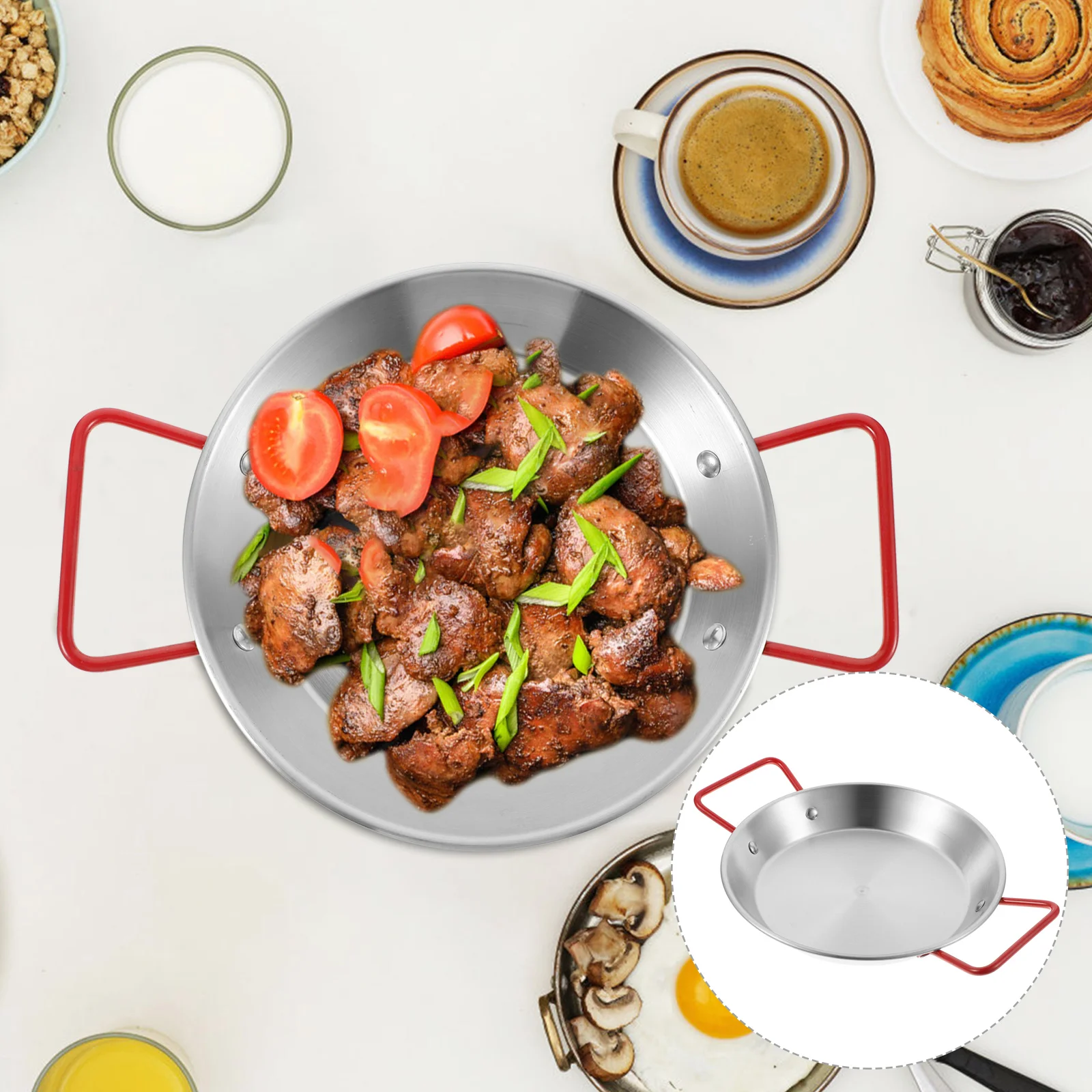 Decorative Plates Stainless Steel Trays Food SauceServing Plate Dinner Household Picnic Metal Serving Snack Home Dish Platter
Decorative Plates Stainless Steel Trays Food SauceServing Plate Dinner Household Picnic Metal Serving Snack Home Dish Platter