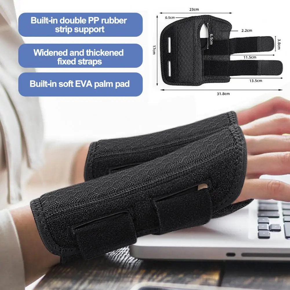 

Wrist Guard Breathable Carpal Tunnel Relief Wrist Support Adjustable Compression Brace with Thumb Hole Design for Sellers