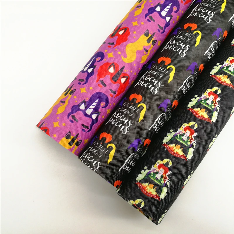 20*134cm roll DIY bow material cartoon hocus pocus character print vinyl synthetic faux synthetic leather roll 562
20*134cm roll DIY bow material cartoon hocus pocus character print vinyl synthetic faux synthetic leather roll 562