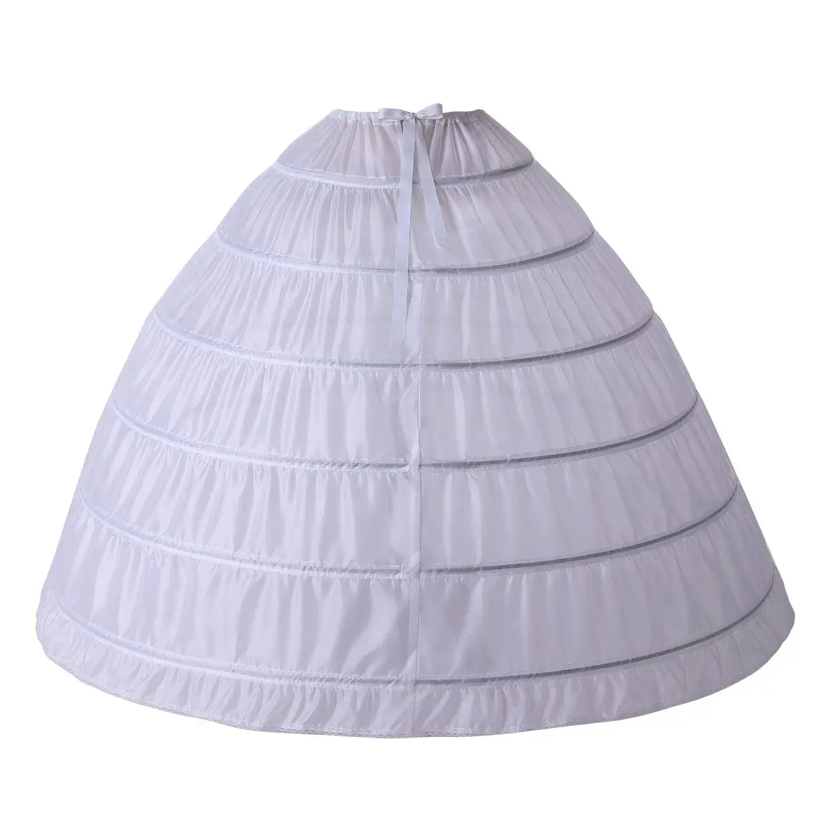 Women White Full Length 6 Hoop Crinoline Petticoat Underskirt for Wedding Dress Ball Gown 2023
Women White Full Length 6 Hoop Crinoline Petticoat Underskirt for Wedding Dress Ball Gown 2023