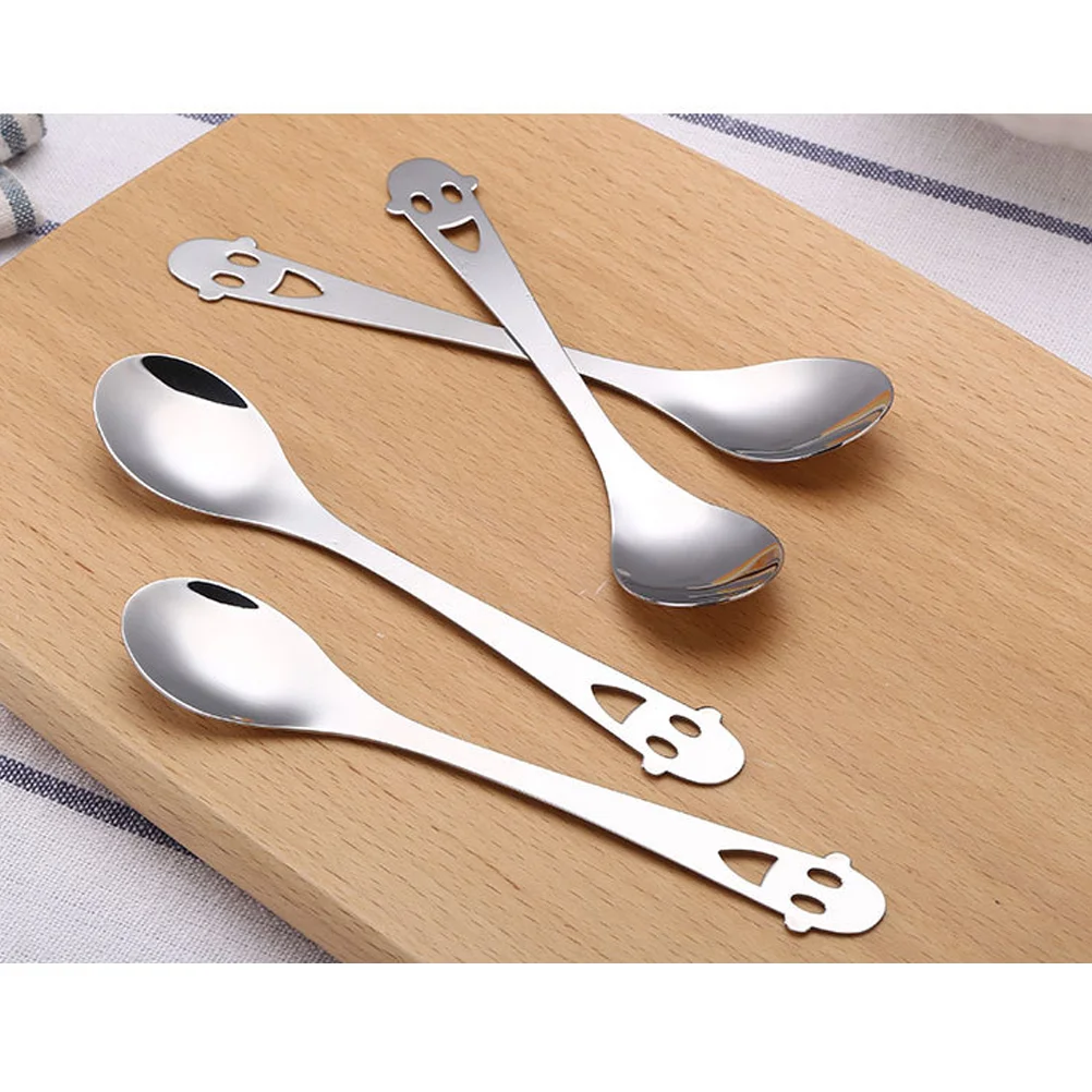 5 Pcs Stainless Steel Spoon Creative Smile Face Tea Spoon Coffee Spoons (14X2.8CM)
5 Pcs Stainless Steel Spoon Creative Smile Face Tea Spoon Coffee Spoons (14X2.8CM)