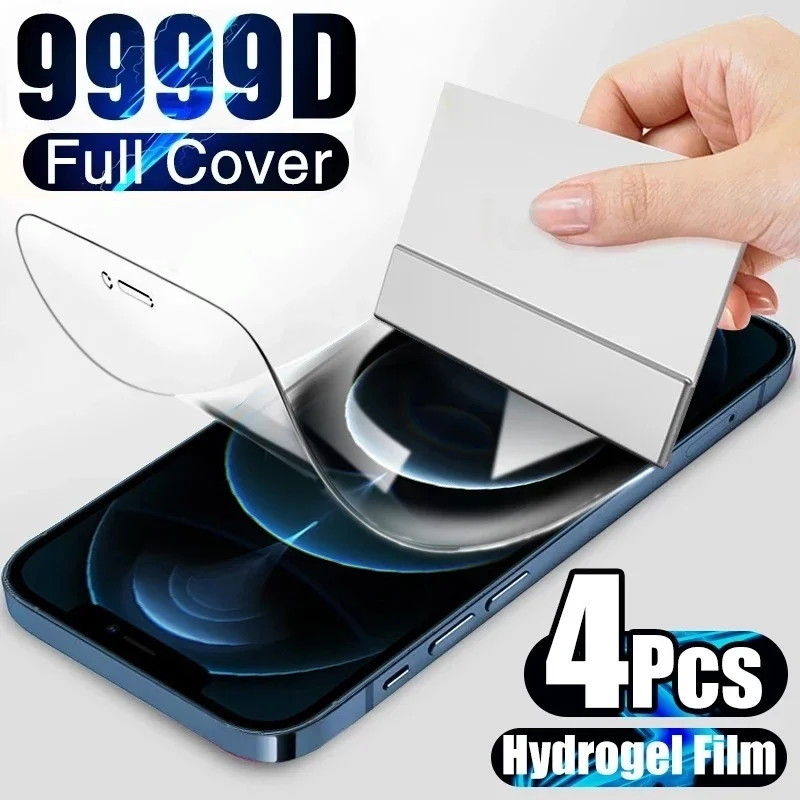 4PCS Full Cover Hydrogel Film On The For iPhone 13 12 11 14 Pro Max For iPhone XR XS MAX 11 12 13 14 6 7 8 Plus Screen Protector
4PCS Full Cover Hydrogel Film On The For iPhone 13 12 11 14 Pro Max For iPhone XR XS MAX 11 12 13 14 6 7 8 Plus Screen Protector