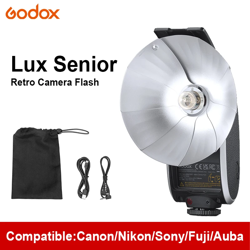 Godox Lux взрослая ретро-Камера Flash GN14 1700 мАч 6000K ± 200K 7 уровней A/M Flash Mode Портативный Горячий башмак Speedlite
Godox Lux взрослая ретро-Камера Flash GN14 1700 мАч 6000K ± 200K 7 уровней A/M Flash Mode Портативный Горячий башмак Speedlite
