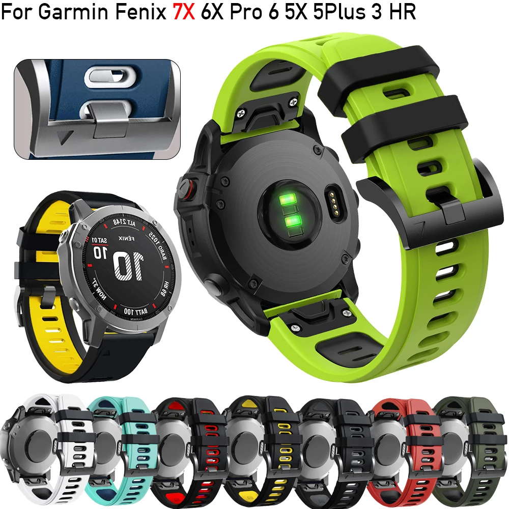Ремешок силиконовый для смарт-часов Garmin Fenix 6X 6 Pro 5X 5 Plus 3HR Mk2 935 945
Ремешок силиконовый для смарт-часов Garmin Fenix 6X 6 Pro 5X 5 Plus 3HR Mk2 935 945