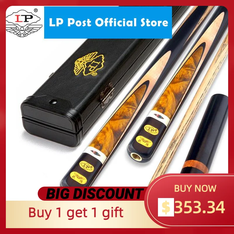 Gorgeous LP High-end Excellent Handmade 3/4 Piece One Piece Snooker Cue Kit with Good Case 10mm Billiard Snooker Stick
Gorgeous LP High-end Excellent Handmade 3/4 Piece One Piece Snooker Cue Kit with Good Case 10mm Billiard Snooker Stick