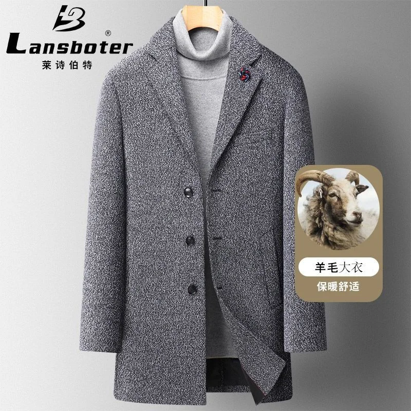Осенне-зимнее новое шерстяное пальто, Мужская Утепленная ветровка средней длины, молодежное пальто
Осенне-зимнее новое шерстяное пальто, Мужская Утепленная ветровка средней длины, молодежное пальто