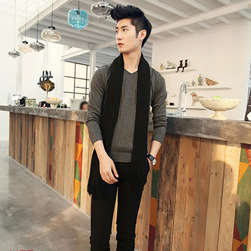 1 Pc Fashion Winter Men Scarf Classic Solid Tassel Warm Scarves High Quality Imitation Cashmere Shawl Wraps Winter Accessories
1 Pc Fashion Winter Men Scarf Classic Solid Tassel Warm Scarves High Quality Imitation Cashmere Shawl Wraps Winter Accessories