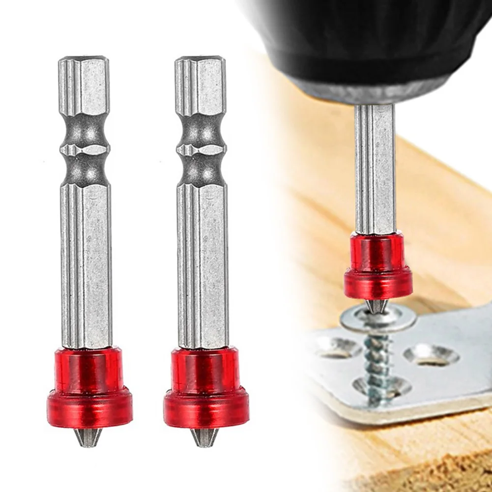 2pcs Magnetic Screwdriver Bit Cross-head 1/4 Inch Hex Shank Screwdriver Holder Ring For Electric Screwdriver Hand Tools
2pcs Magnetic Screwdriver Bit Cross-head 1/4 Inch Hex Shank Screwdriver Holder Ring For Electric Screwdriver Hand Tools