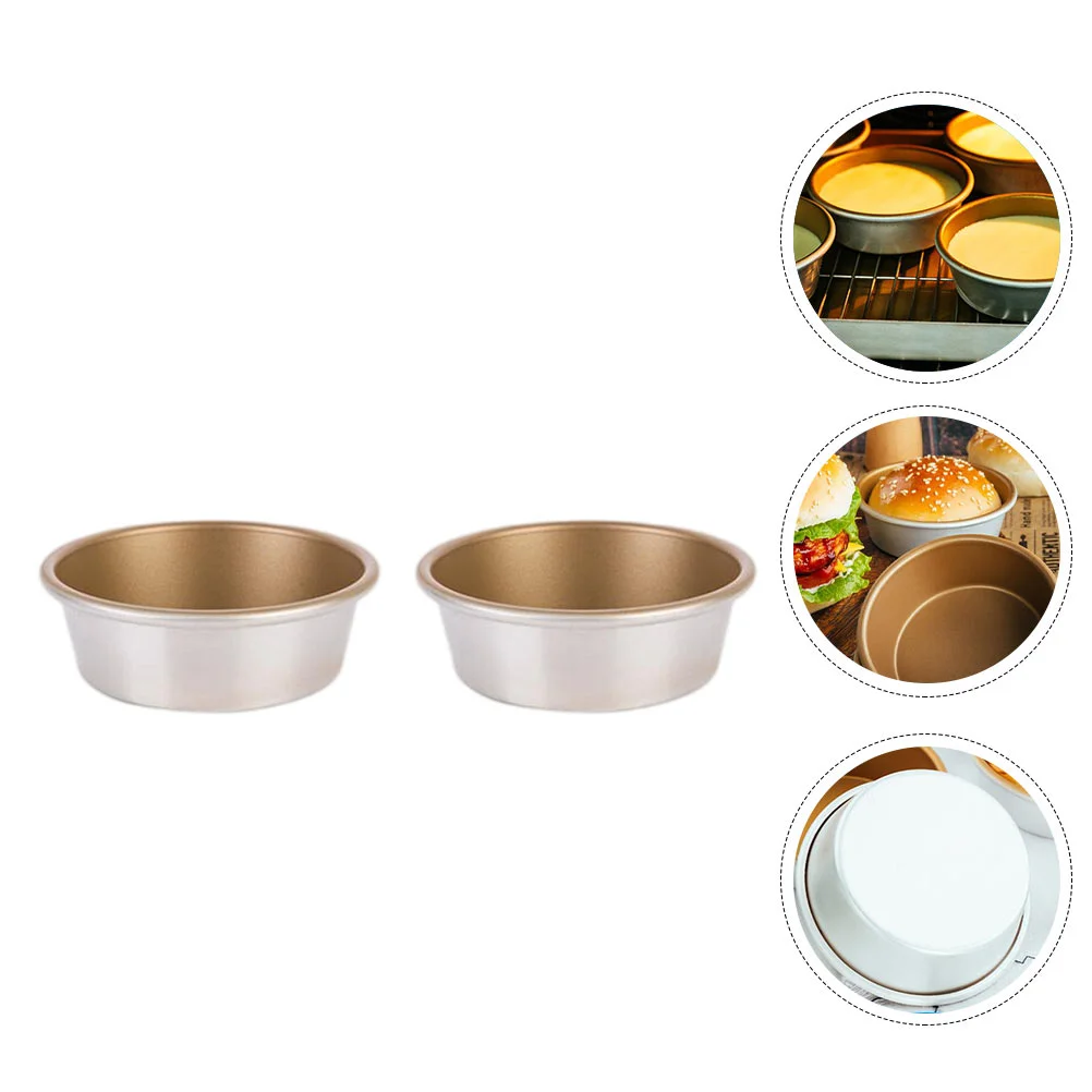 Cupcake Mold Round Egg Mold Tin Pan: 2pcs Non- Burger Molds Muffin Cups for Quiche Pie Caramel Pudding Making Golden
Cupcake Mold Round Egg Mold Tin Pan: 2pcs Non- Burger Molds Muffin Cups for Quiche Pie Caramel Pudding Making Golden