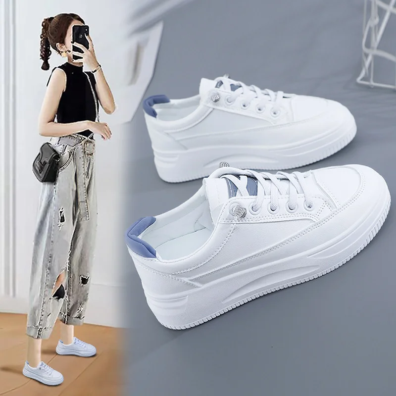 Ins breathable small white shoes women's leather in autumn new student board shoes women's thick soled shoes women's C700
Ins breathable small white shoes women's leather in autumn new student board shoes women's thick soled shoes women's C700