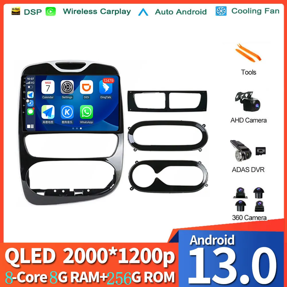 For Renault Clio 3 4 2012 - 2015 2016 - 2018 Android 13 Auto Wireless Carplay Car Radio Video Multimedia Player Stereo Audio GPS
For Renault Clio 3 4 2012 - 2015 2016 - 2018 Android 13 Auto Wireless Carplay Car Radio Video Multimedia Player Stereo Audio GPS