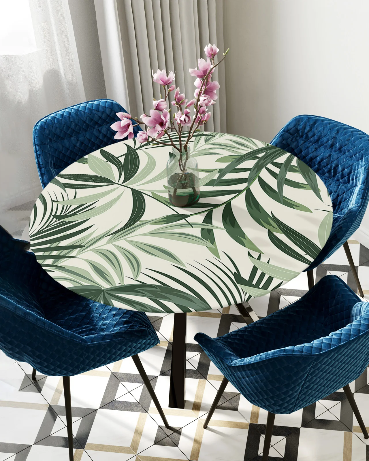 Tropical Plants Leaves Green Leaves Round Rectangular Waterproof Elastic Tablecloth Home Kitchen Dining Room Table Cloth Cover
Tropical Plants Leaves Green Leaves Round Rectangular Waterproof Elastic Tablecloth Home Kitchen Dining Room Table Cloth Cover