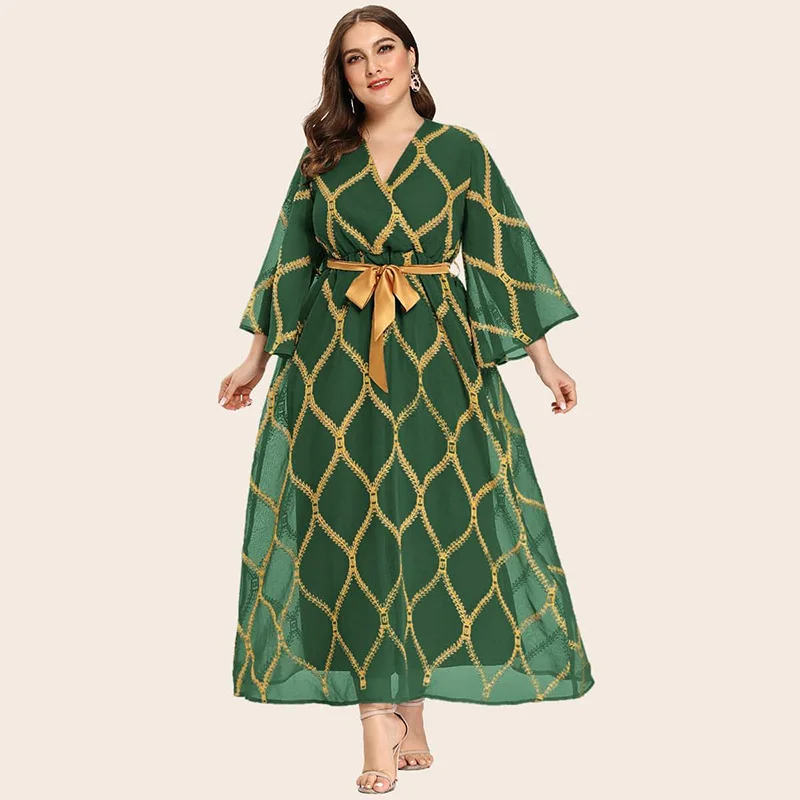 TOLEEN Women Plus Size Large Maxi Dress 2022 New Summer Elegant Ramadan Long Sleeve Abaya Muslim Party Evening Festival Clothing
TOLEEN Women Plus Size Large Maxi Dress 2022 New Summer Elegant Ramadan Long Sleeve Abaya Muslim Party Evening Festival Clothing