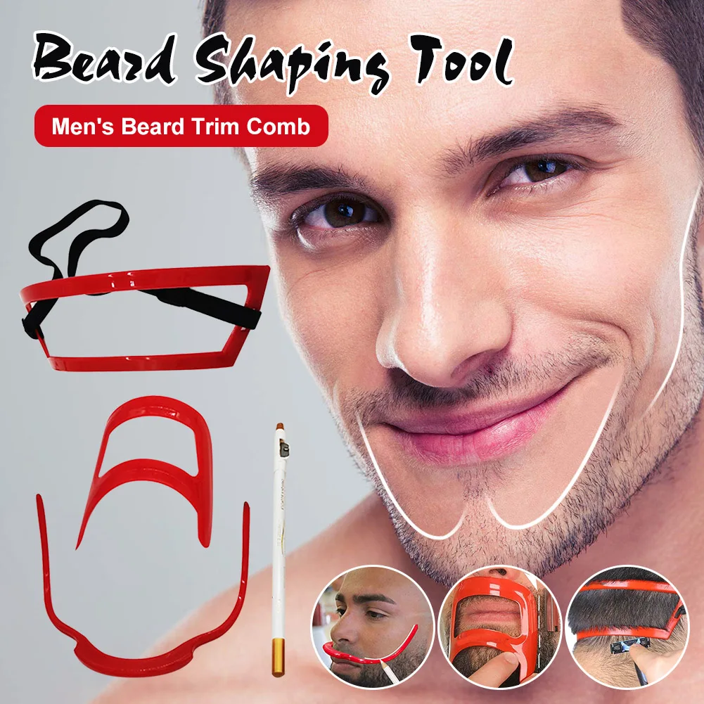 1/2/3/4Pcs Men's Beard Combs Hair Trimmer Plastic Men Beard Shaping Styling Comb Beauty Tool for Hair Beard Trim Templates Ruler
1/2/3/4Pcs Men's Beard Combs Hair Trimmer Plastic Men Beard Shaping Styling Comb Beauty Tool for Hair Beard Trim Templates Ruler